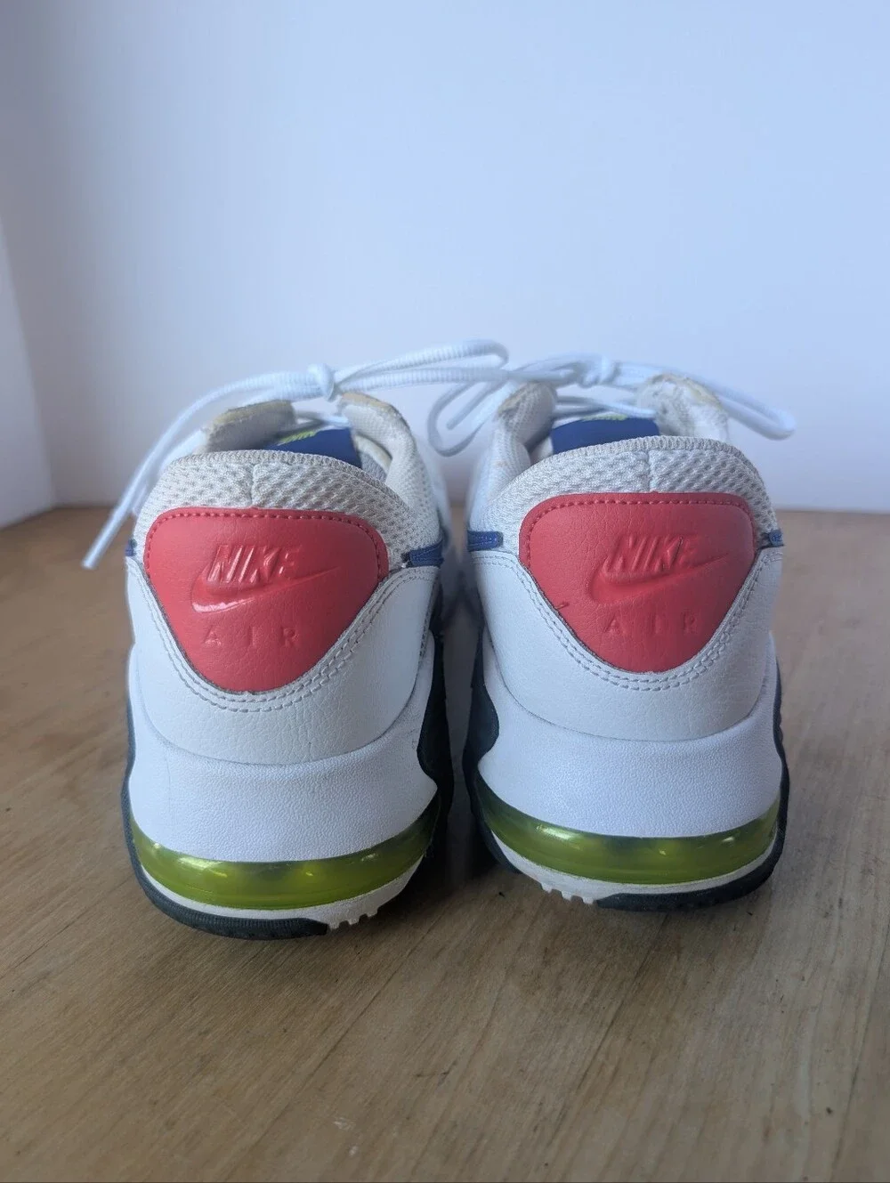 Nike Air Max Excee in White and Hyper Blue Shoes  Sneakers Mens Sz 9.5 Womens 11